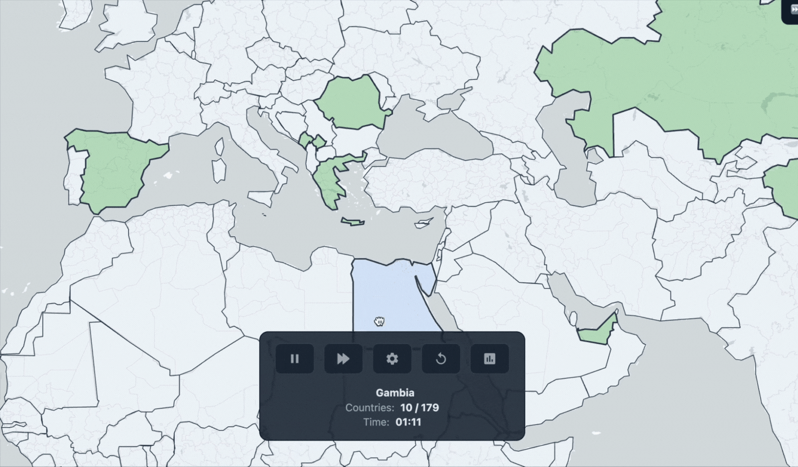 Playground Mode Preview - Interactive preview of free exploration mode
